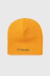 Шапка Columbia колір сірий з товстого трикотажу