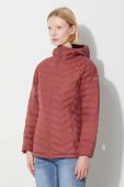 Куртка Columbia жіноча колір червоний перехідна