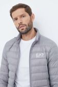 Пухова куртка EA7 Emporio Armani чоловіча колір сірий перехідна (3393386)