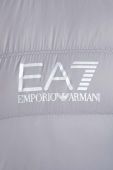 Пухова куртка EA7 Emporio Armani чоловіча колір сірий перехідна (3393386)
