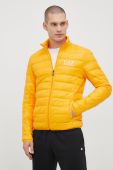 Пухова куртка EA7 Emporio Armani колір жовтий перехідна