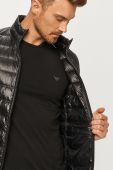 Пухова куртка EA7 Emporio Armani колір чорний перехідна (1165071)