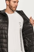 Пухова куртка EA7 Emporio Armani чоловіча колір чорний перехідна (863723)