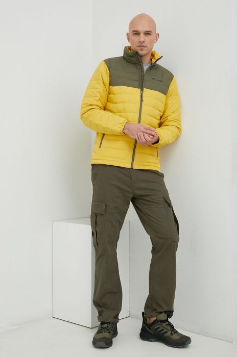 Спортивна куртка Columbia Powder колір жовтий 1698001-467 (2949335)