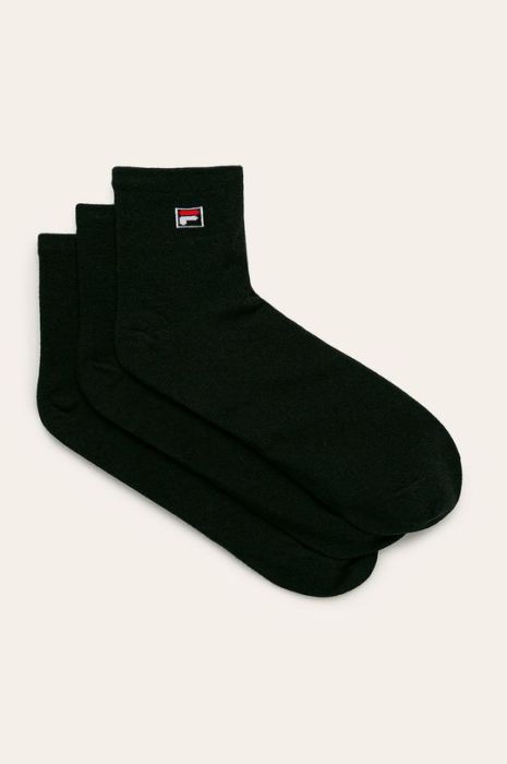 Шкарпетки Fila (3 pack) чоловічі колір чорний
