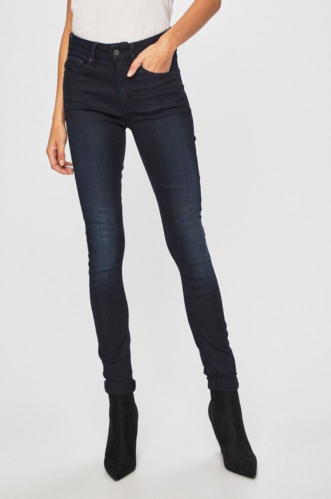 G-Star Raw - Джинси 3301 колір темно-синій (1045270)