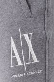 Штани Armani Exchange чоловічі колір сірий гладке