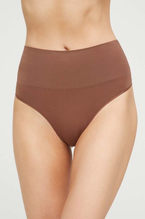 Моделюючі стринги Spanx колір коричневий
