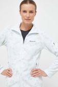 Спортивна кофта Columbia Fast Trek Printed колір білий візерунок
