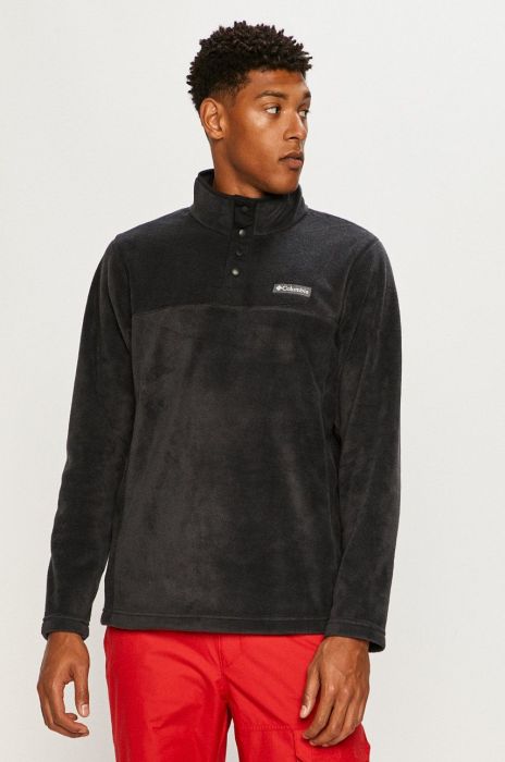 Кофта Columbia чоловіча колір чорний гладка (665412)