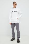 Кофта Columbia чоловіча колір білий з принтом (2522083)