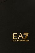 Лонгслів EA7 Emporio Armani чоловічий колір чорний з принтом