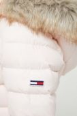 Пухова куртка Tommy Jeans жіноча колір рожевий зимова (3302483)
