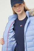 Пухова куртка Tommy Jeans жіноча зимова колір блакитний (3302473)