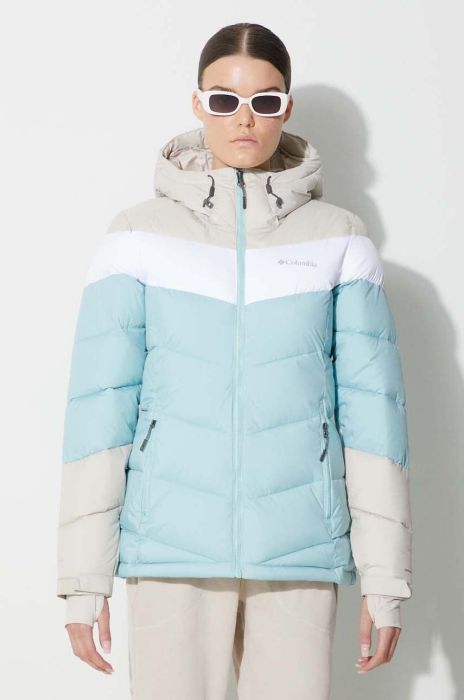 Куртка Columbia Abbott Peak жіноча колір бежевий gore-tex 1909971-843
