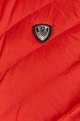 Пухова безрукавка EA7 Emporio Armani чоловіча колір червоний перехідний