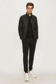 Пухова куртка EA7 Emporio Armani чоловіча колір чорний зимова (631236)