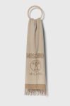 Moschino Шарф колір коричневий (3398909)