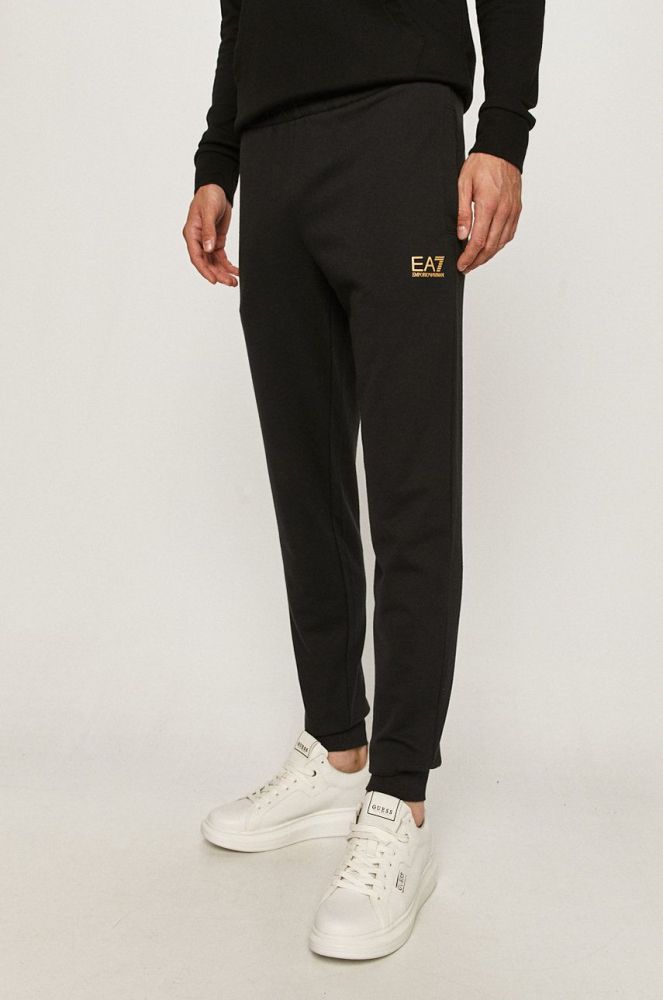 EA7 Emporio Armani - Штани колір чорний (1190270)