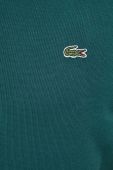 Бавовняний светр Lacoste колір зелений легкий