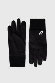 Шапка і рукавички Asics колір чорний