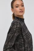 Блузка Morgan жіноча колір чорний візерунок (1867422)