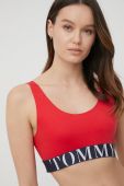 Бюстгальтер Tommy Hilfiger колір червоний однотонний (2132194)