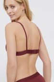 Бюстгальтер Marc O'Polo колір бордовий гладкий