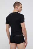 Піжама Emporio Armani Underwear чоловіча колір чорний з аплікацією