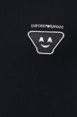 Піжама Emporio Armani Underwear чоловіча колір чорний з аплікацією
