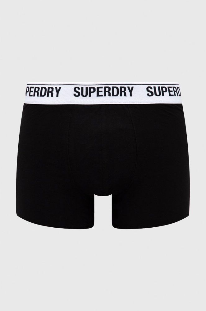 Боксери Superdry чоловічі колір чорний (2253357)