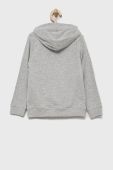 Дитяча бавовняна кофта Guess колір сірий з принтом (1540164)