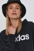 Кофта adidas жіноча колір чорний з принтом (1540182)