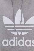 Бавовняна кофта adidas Originals жіноча колір сірий з принтом H33589-MGREYH