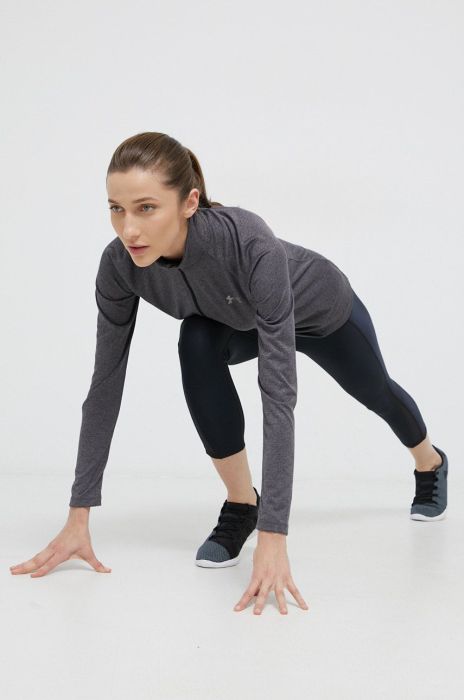 Лонгслів Under Armour 1320126 жіночий колір сірий гольф 1320126-090