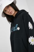 Кофта HUF жіноча колір чорний з принтом (1859709)