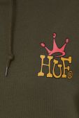 Кофта HUF жіноча колір зелений з принтом
