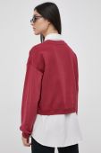 Кофта Roxy жіноча колір бордовий з аплікацією