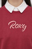 Кофта Roxy жіноча колір бордовий з аплікацією