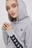 Кофта Kappa жіноча колір сірий меланж