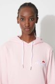Кофта Ellesse жіноча колір рожевий з капюшоном з аплікацією SGS08848-011