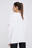 Бавовняна кофта P.E Nation жіноча колір білий гладка
