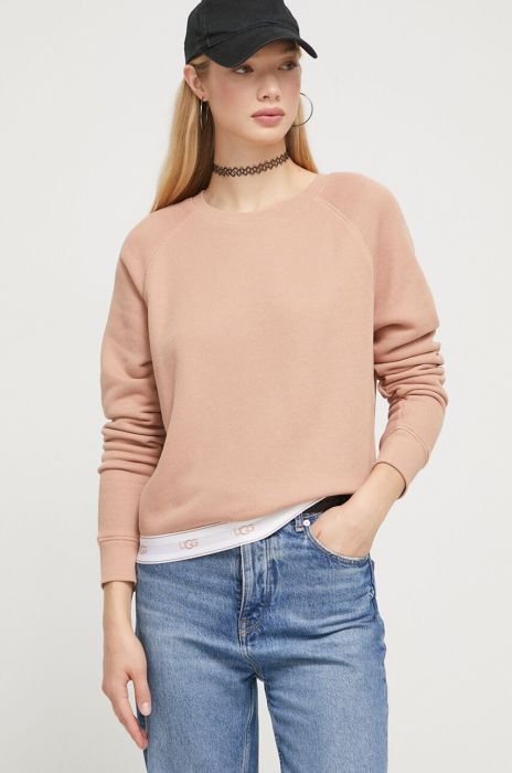Кофта UGG жіноча колір рожевий з принтом