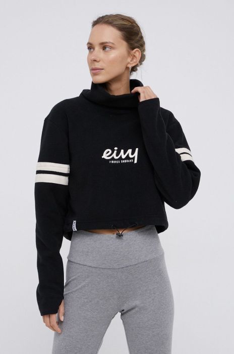 Кофта Eivy жіноча колір чорний з аплікацією