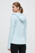 Спортивна кофта Houdini Power з капюшоном однотонна колір блакитний (3600041)