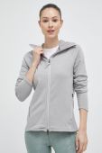 Кофта Houdini жіноча колір сірий з капюшоном однотонна