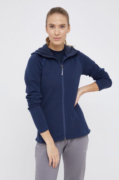 Кофта Houdini жіноча колір синій гладка