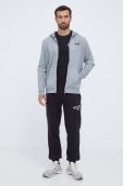 Кофта Puma чоловіча колір сірий з капюшоном однотонна
