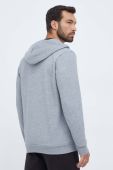 Кофта Puma чоловіча колір сірий з капюшоном однотонна