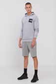 Кофта The North Face чоловіча колір сірий з принтом